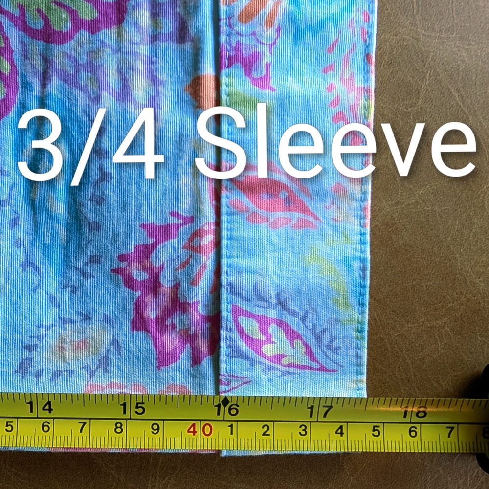 SIGRID OLSEN Sport Blazer - Aqua/Multi BOHO - 1X - NWOT - Picture 11 of 15